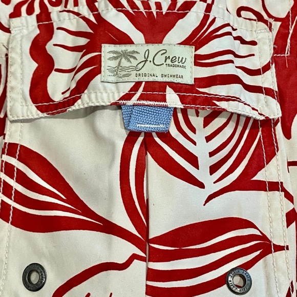 J. Crew Original Swimwear Board Shorts Swim Trunks Hawaiian - Picture 7 of 9